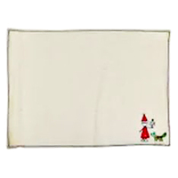 Calico Place mat with Santa 45x33cm