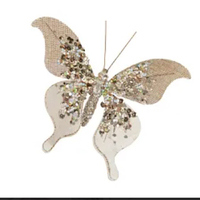 Champagne Butterfly Clip 20 x 14cm