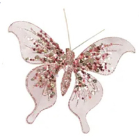 Pink Butterfly Clip 20 x 14cm