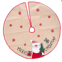 Santa Merry Christmas Tree Skirt 100cm