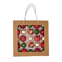 Traditional Christmas Decoration Set 25pc