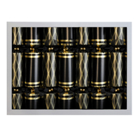 Deluxe Black Sparkle Crackers 6pk