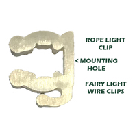 Wall Clips for LED and Rope Lights  - Aussie Made
