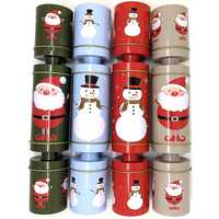 Re-usable Tin Shaped Crackers 4 pc