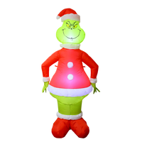 Light Up Inflatable Grinch 180cm