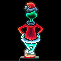 90cm Standing LED Infinity Grinch