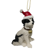 Christmas Collie  Hanging Decoration 10cm