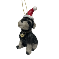 Christmas Cavoodle Hanging Decoration 10cm