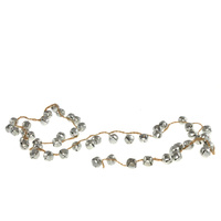 50 15mm Silver Bells Garland 