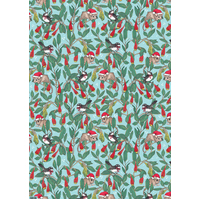 Festive Forest Flat  Wrapping Paper