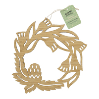 Australian Natives Bamboo Christmas Wreath 27cm