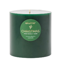 Pine Needle and Sage Scented Soy Candle 4x4