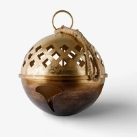 Antique Gold Lattice Bell Large 62cm