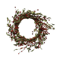 Mixed  Red Berry Wreath  50cm