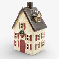 Nordgard Tall Villa with Bow Wreath Tea Light