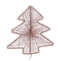 Light Up Hanging Copper Tree 20cm