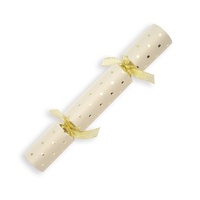 Diamond Dot Cream 11" Catering Crackers - Box of 50
