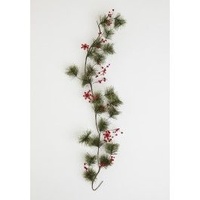 Pine Berry & Snowflake Garland