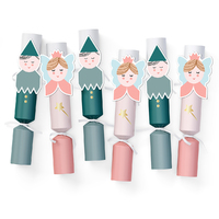 Elf and Fairy Christmas Crackers 6pk
