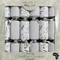 Mistletoe Sprigs Christmas Crackers 6pk