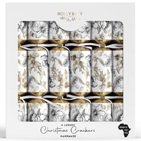 Holly and Berries Christmas Crackers 6pk
