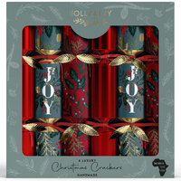 Joy and Berries Christmas Crackers 6pk