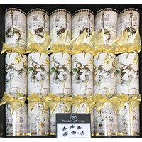 Gold Musical Hurdie Gurdie Cracker 6pk