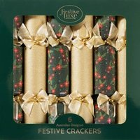 Shimmer Berries Christmas Crackers 6pk