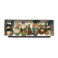 Green Russian XMAS Decoration Set 7 pc
