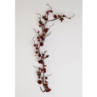 Pinecone, Berry And Bell Rustic Garland