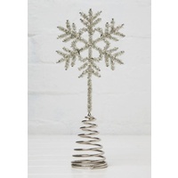  Beaded Snowflake Tree Topper