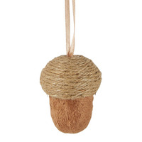 Natural Jute Acorn Hanging 7cm