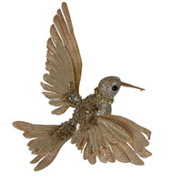 Phoenix Glitter Hummingbird Champagne  17.5cm
