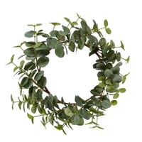 Eucalyptus Candle Wreath 30cm