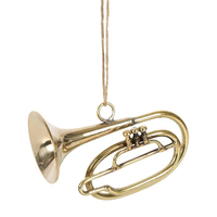 Coltrane Trumpet Hanging Decoration 10x8x2 cm