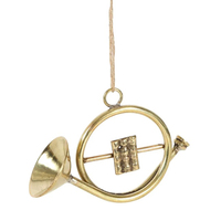 Gato French Horn  Hanging Decoration 10x8x2 cm
