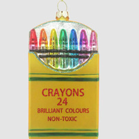 Colour Me Crazy Glass Christmas Hanging Ornament