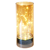 Glass Amber with LED lights - Medium