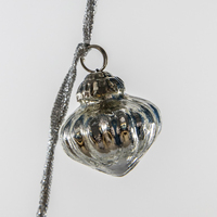 Cologne Silver  Glass Garland 190cm