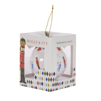 Nutcracker 7.5cm Hanging Bauble Gift Box