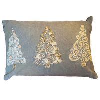 3 Trees Pearl and Bead  Cushion  Cover 50x35