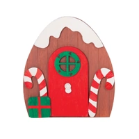 Make Your Own Elf Door Gingerbread Christmas Craft
