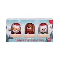 Wind up Christmas Racers 3pk