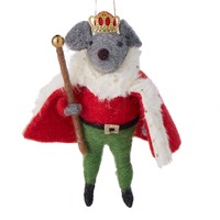 Felt Mouse Nutcracker King Hanging Decoration