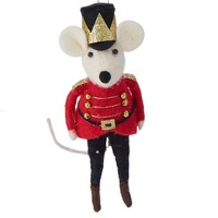 Felt Mouse Nutcracker Hanging Decoration