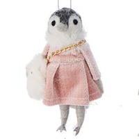 Amelia and Friends Mrs Penguin  Hanging Decoration 17cm