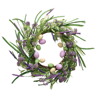 Easter Wreath with Purple 60cm