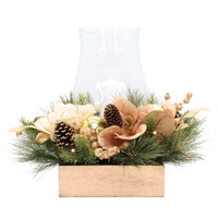 Magnolia Champagne Glow 1 Lite Candle Box 26cm
