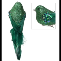 Emma Green Clip on Christmas  Bird  22cm