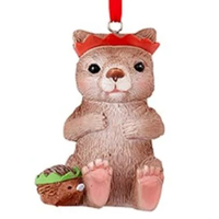 Little Aussie Wombat Hanging Decoration  5cm